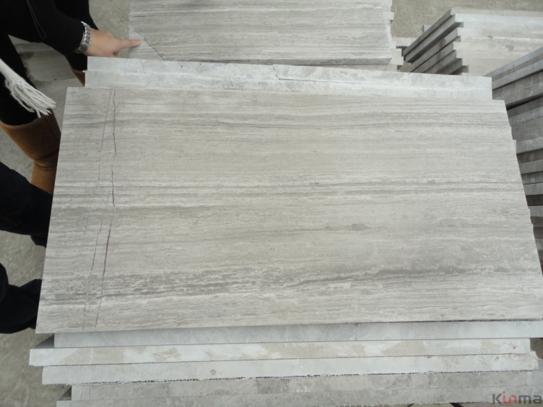 Wooden white China marble