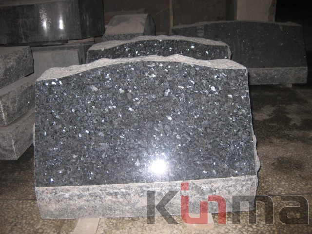 Simple Black Granite Tombstone