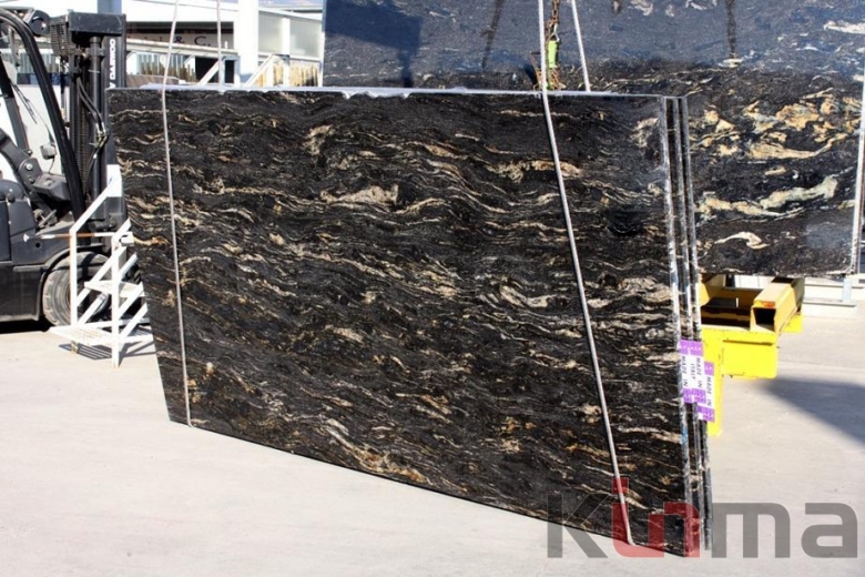 Black Cosmic Granite Imported Granite Slabs