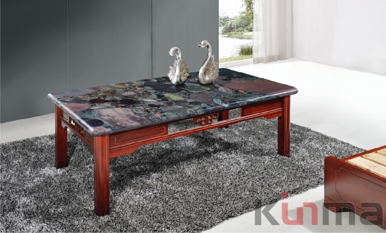 Multicolor Green rectangular table for sale