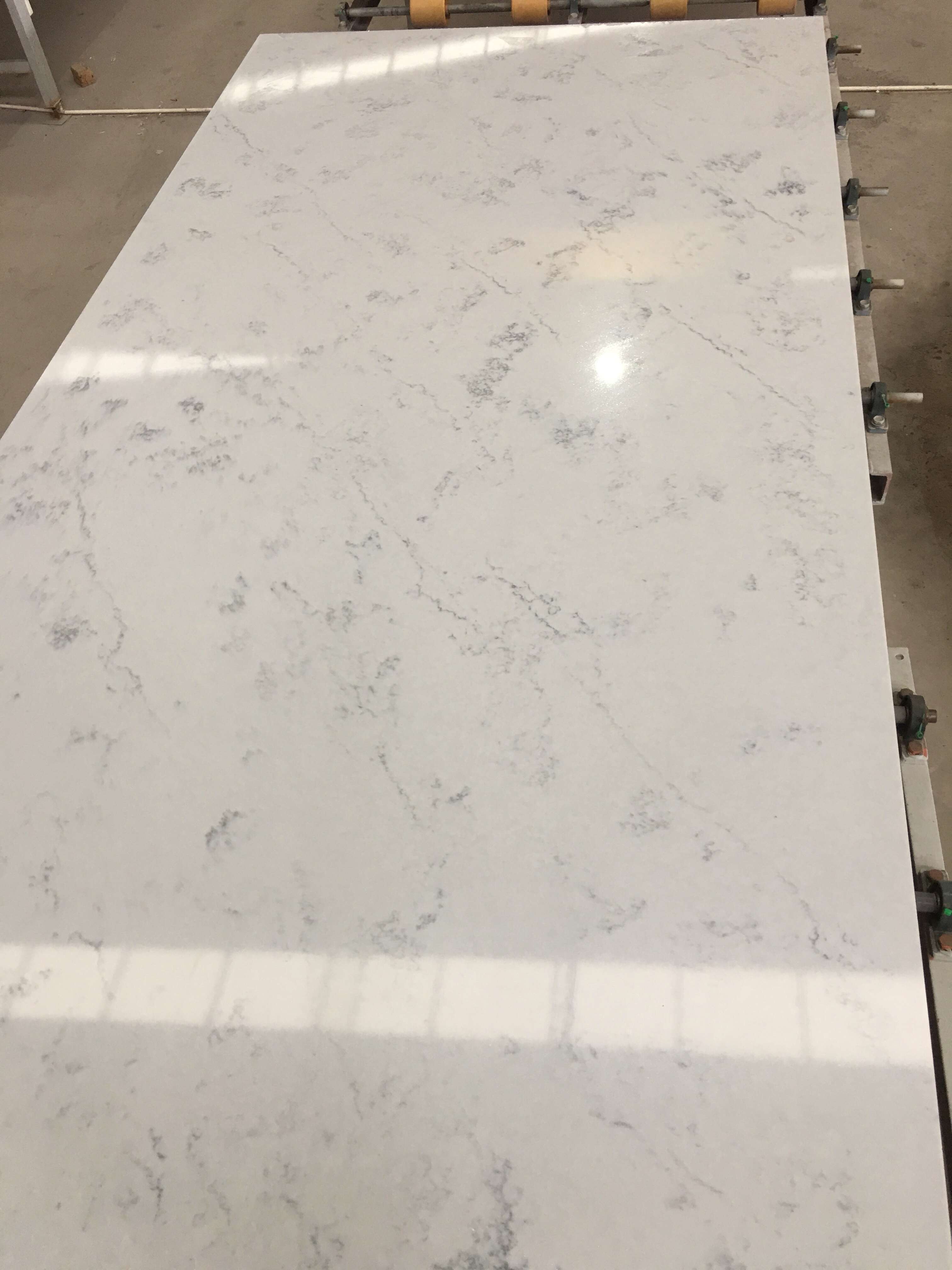 Carrara white vein quartz