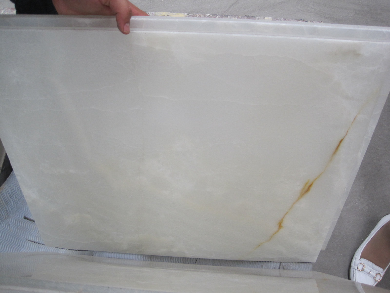  White onxy Glass Laminated panel