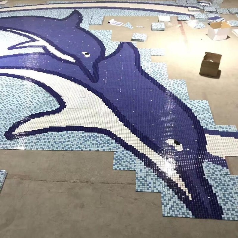 swimming pool mosaic pattern(finish)