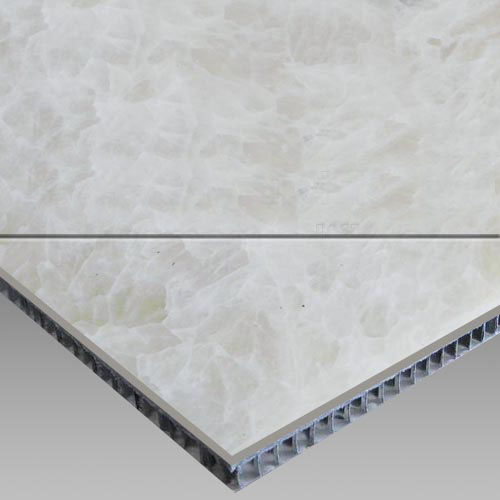 White Onyx Aluminum Honeycomb Laminated Panel
