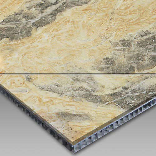 Moca Gold Aluminum Honeycomb Laminated Panel