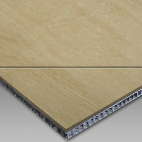 Roman Travertine-Aluminum Honeycomb Laminated Panel