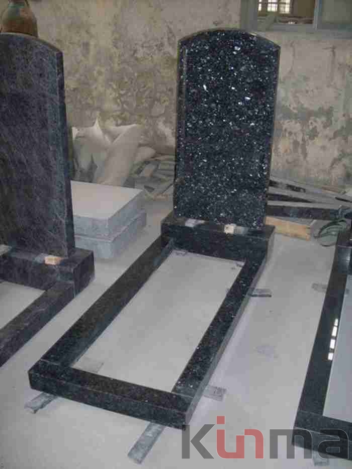 China black granite tombstone for sale
