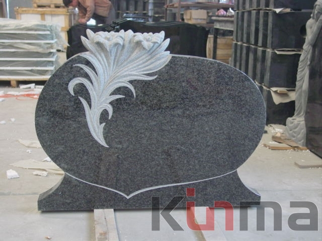Granite Flower Tombstone & Gravestone Wholesalers