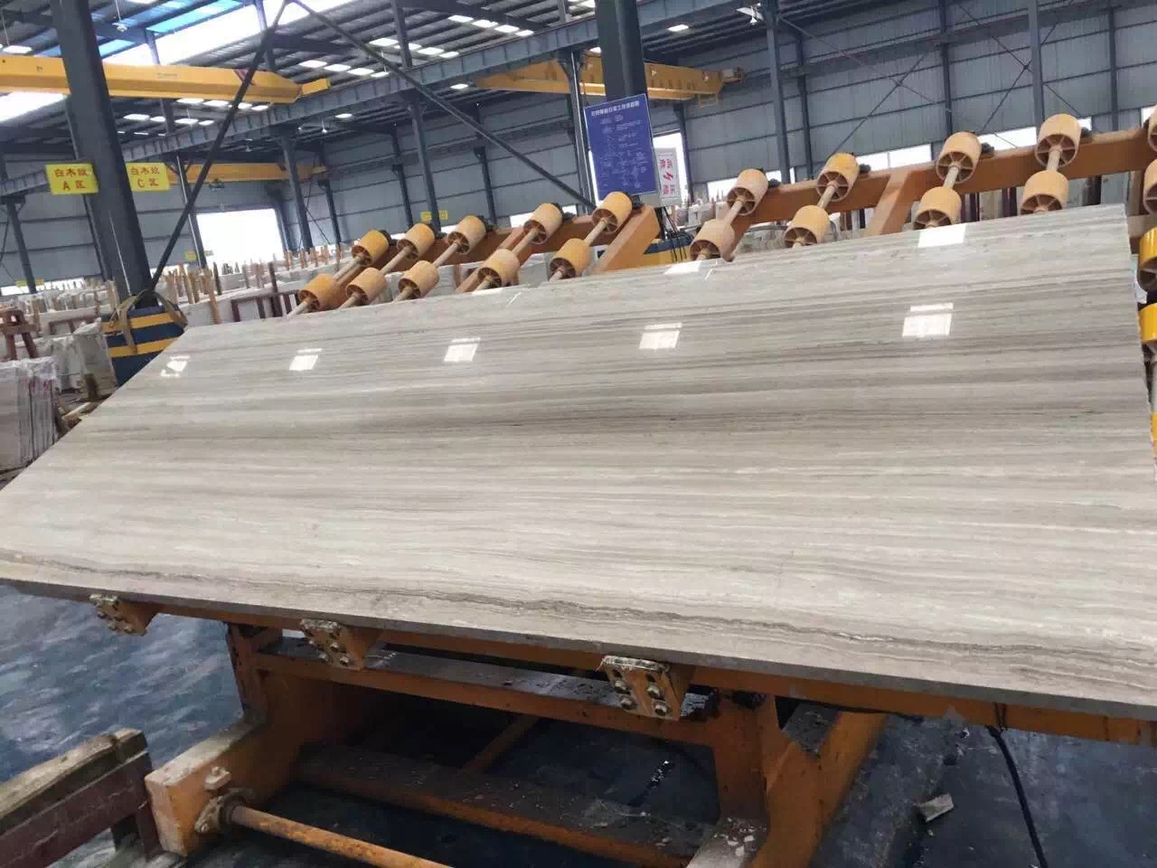 White wooden slabs promotion