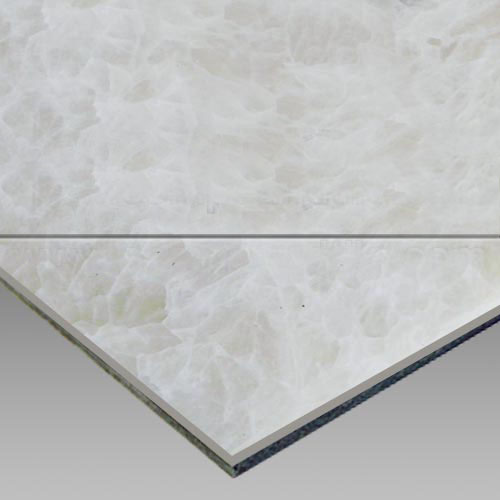 White OnyxAluminium Plastic Laminated Panel