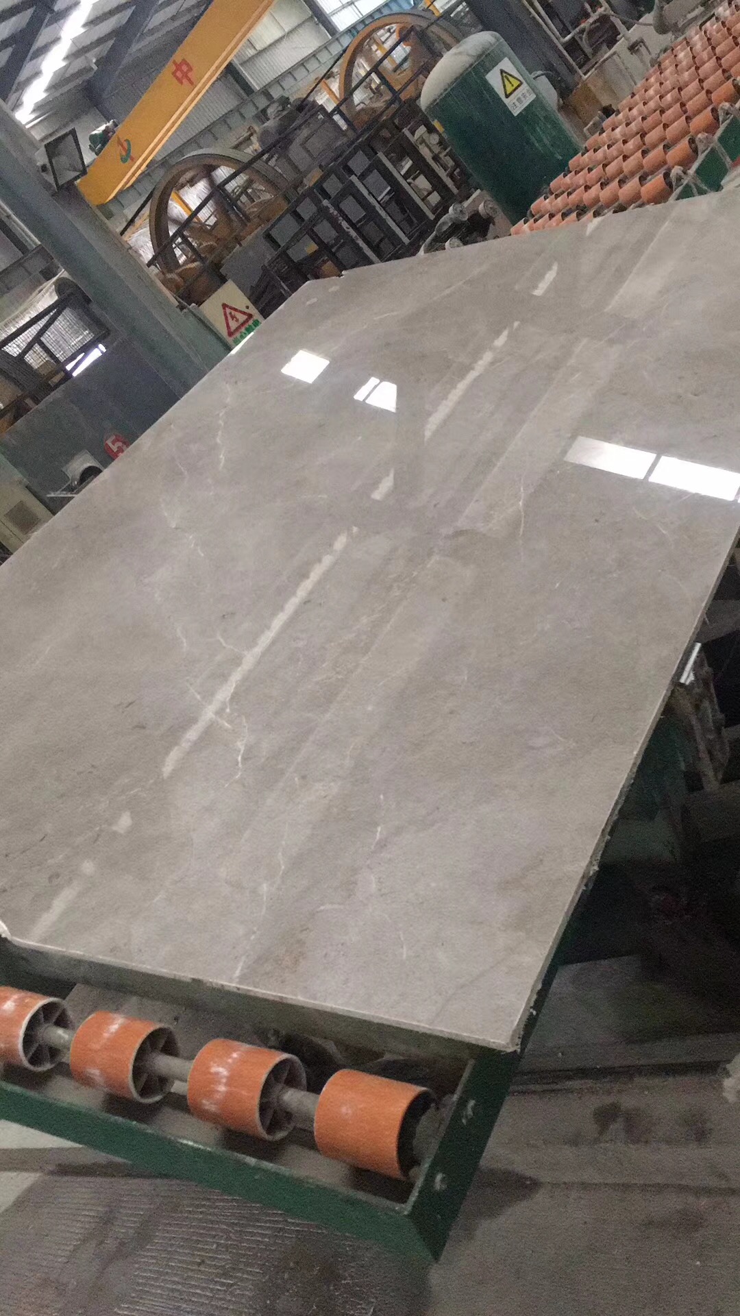New Cloudy gray marble slab-3