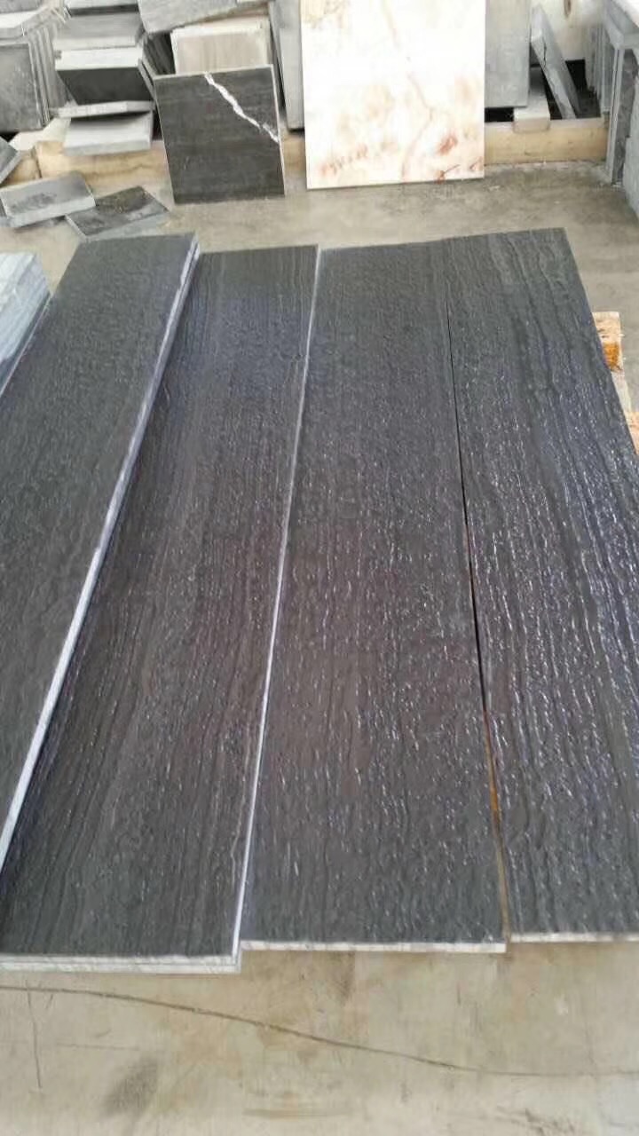 Black wooden marble slab-6(antique surface)