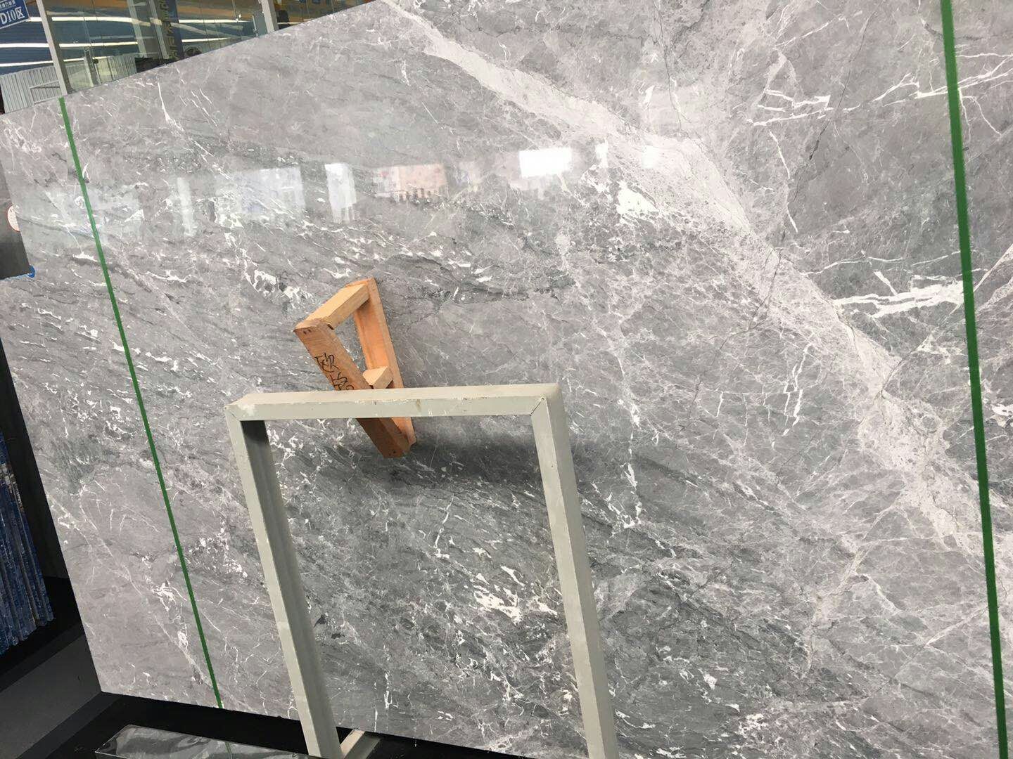 Fantasy gray marble slab-3